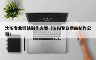 黄石沈阳专业网站制作方案（沈阳专业网站制作公司）